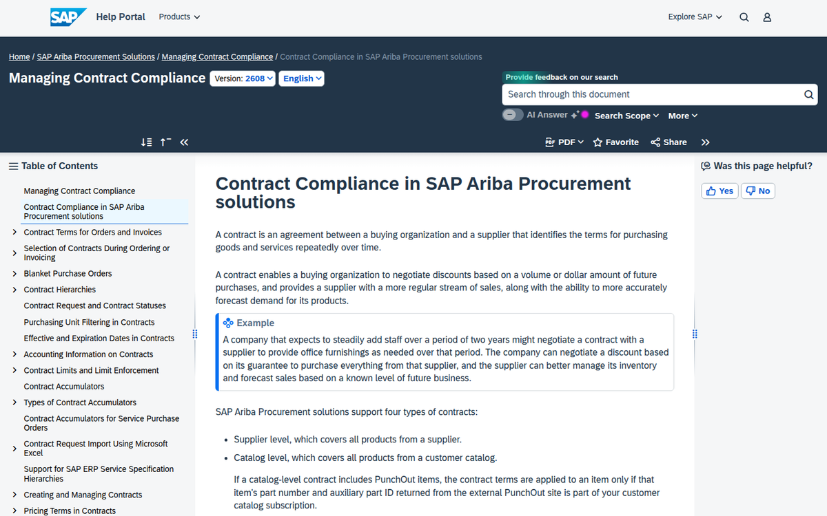 📋 SAP Ariba Produktinfo — SAP Ariba ist eine 1996 in Palo Alto gegründete Vertragsmanagement für Unternehmen