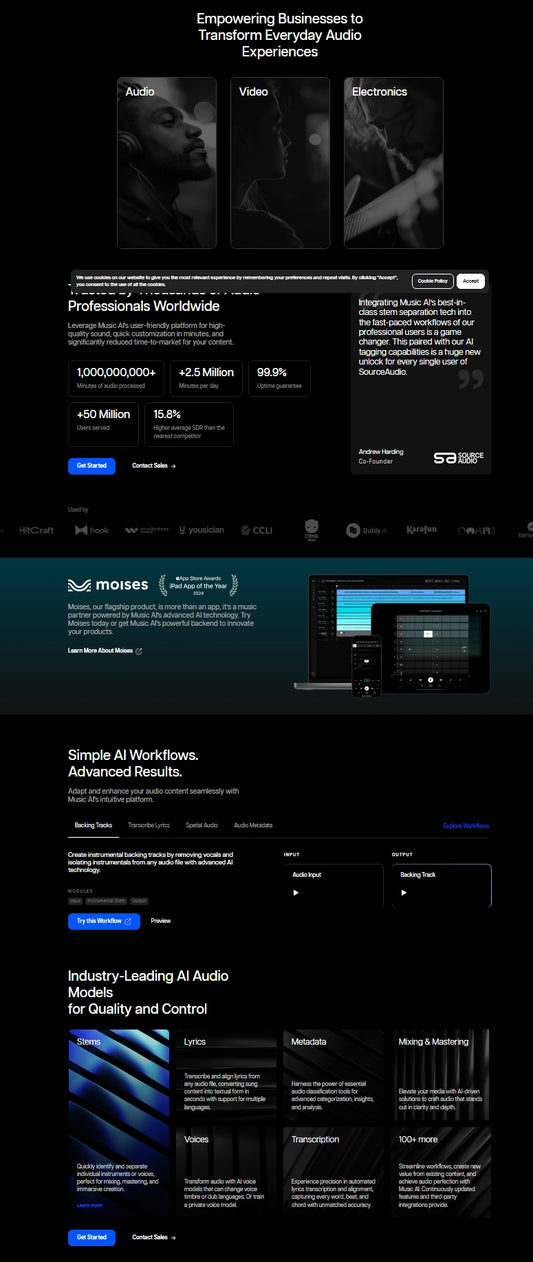AI editing Music footage automatically