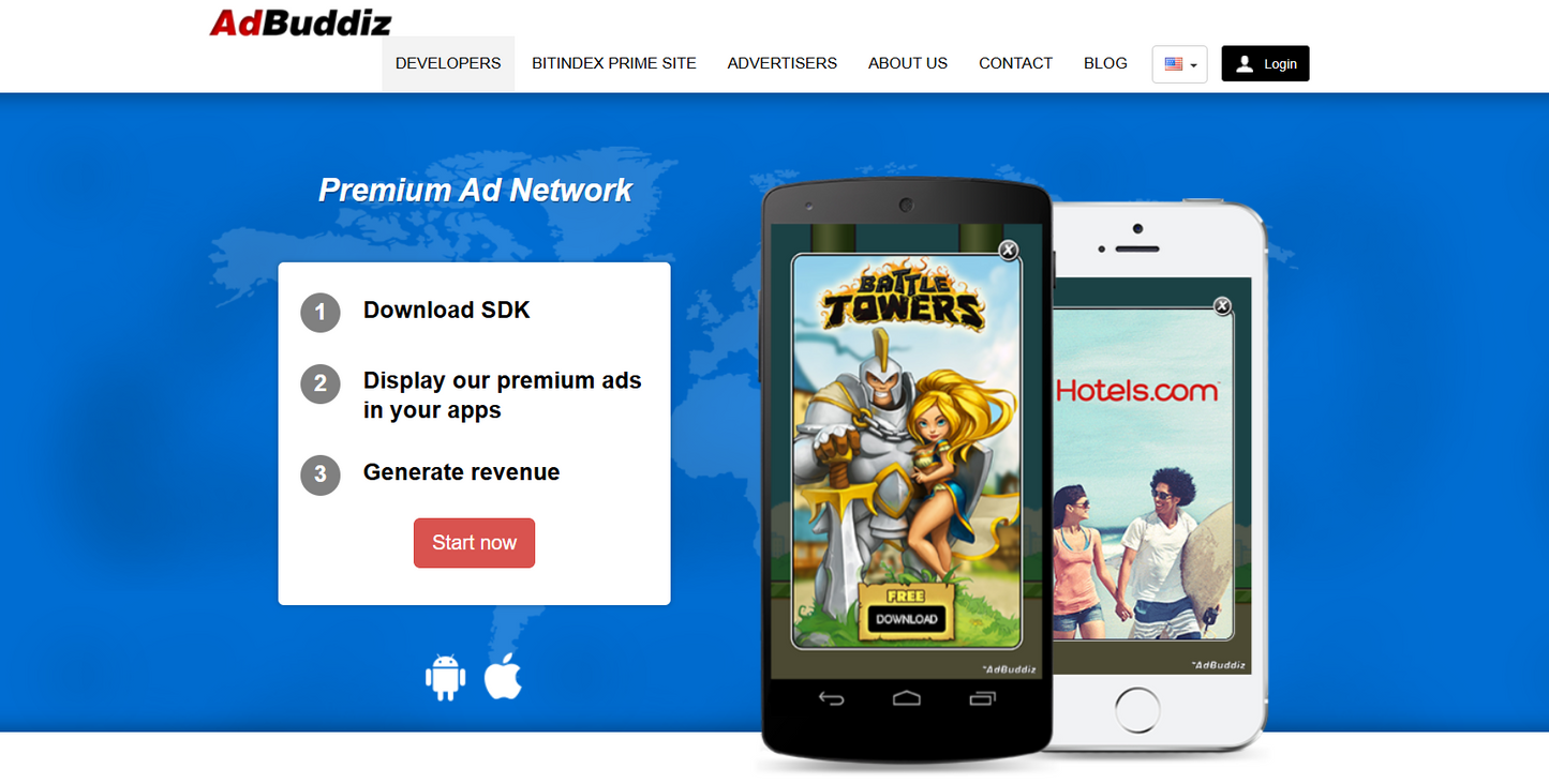 Adbuddiz - Werbung , Ads for the Website