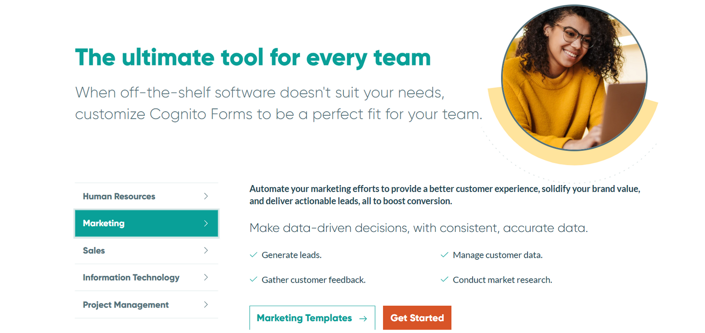 Cognito Forms: Erstelle leistungsstarke Online-Formulare & Umfragen