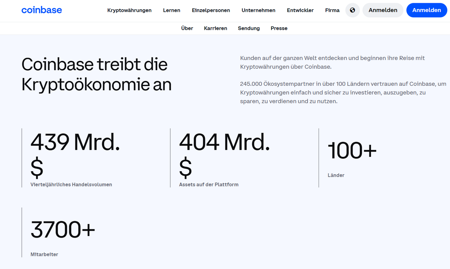Coinbase kryptoökonomie