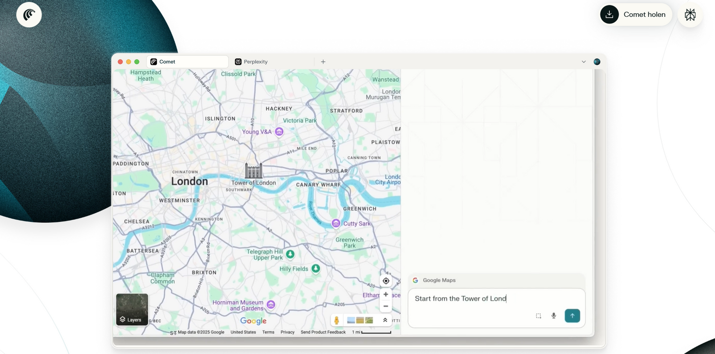 Comet – Der KI-Browser von Perplexity: Intelligenz trifft Internet 🪴