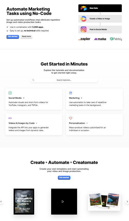 Creatomate – Automatisierte Video- & Bildproduktion 🤖🖼️