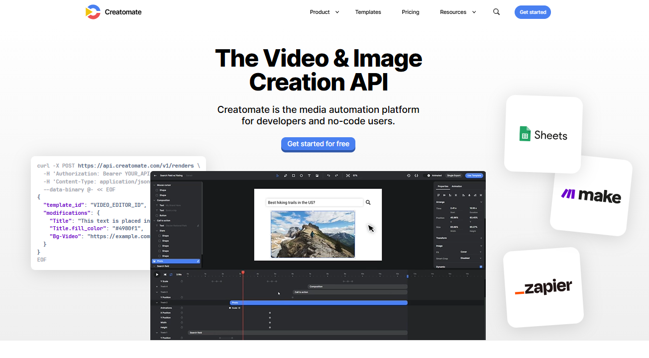 Creatomate – Automatisierte Video- & Bildproduktion 🤖🖼️