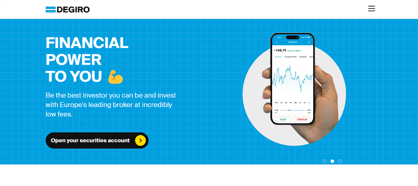 DEGIRO: Ihr preisgekrönter Online Broker für Aktien, ETFs & mehr