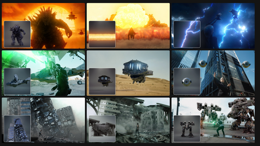 Drone filming landscape