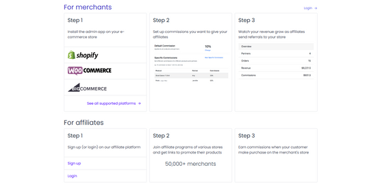 E-commerce website displaying product listings and prices