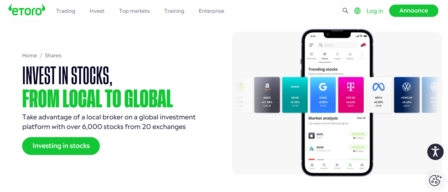 EToro: Die globale Social-Trading- und Investmentplattform