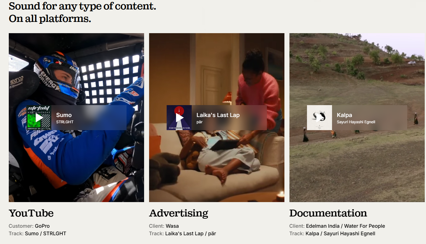 Epidemic Lizenzfreie Musik und Soundeffekte für Ihre Kreativität