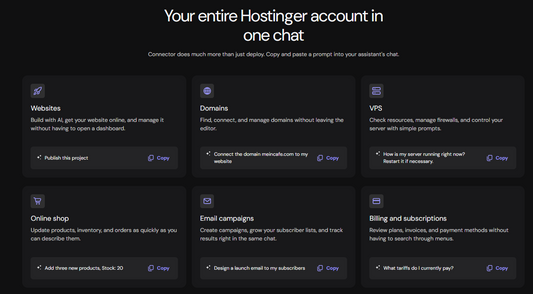 Hostinger: Leistungsstarkes und Preiswertes Webhosting – Domains, Websites und mehr