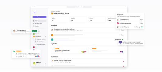 Inhubber: Die intelligente Plattform fĂĽr digitales Vertragsmanagement