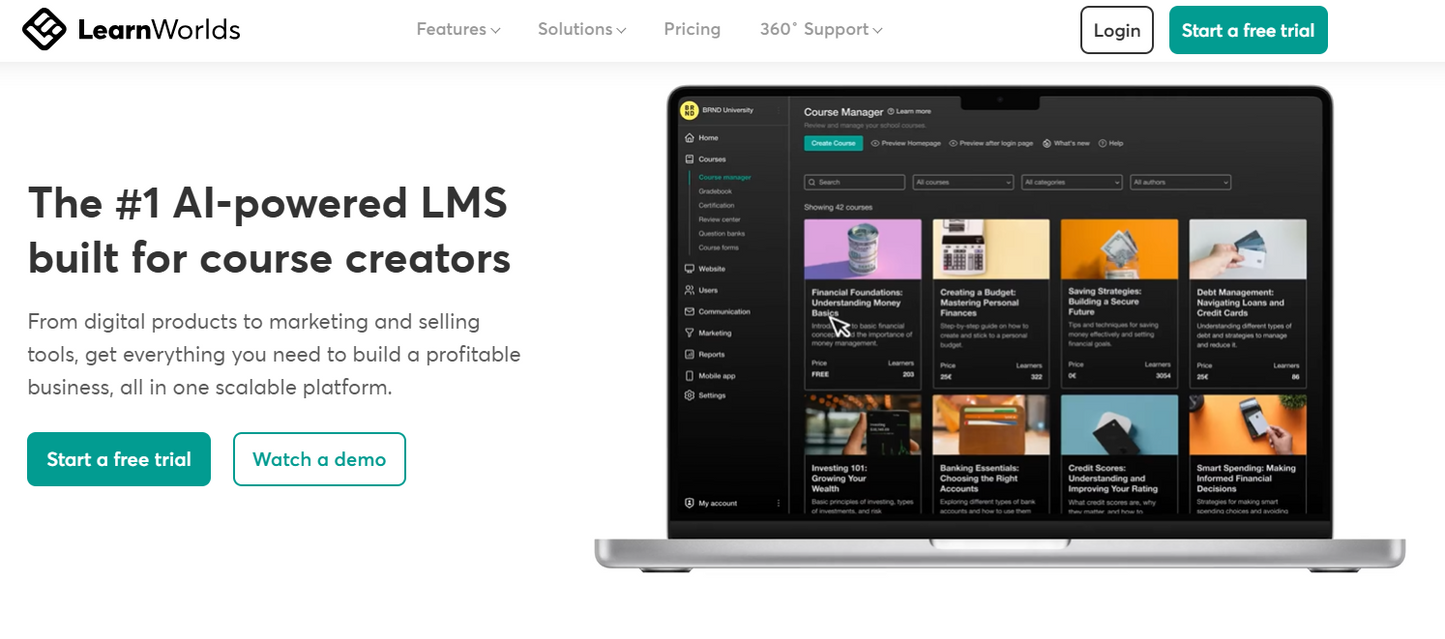 LearnWorlds: Das #1 KI-gestützte LMS für professionelle Kursersteller 🚀🤖🎓