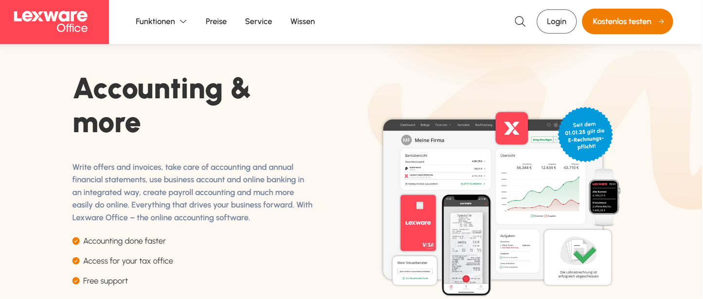 Lexware Büro easy: Die einfache Bürosoftware für Selbstständige & Kleinunternehmen