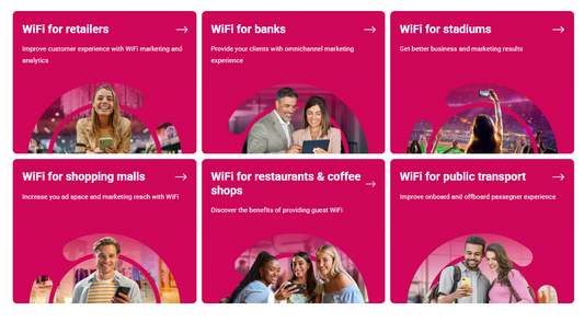 📶 Linkyfi — Linkyfi ist eine WiFi-Marketing-Plattform von AVSystem, einem polnischen Telekommunikationsunternehmen
Linkyfi richtet sich an Telekommunikationsanbieter, ISPs und Unternehmen, die professionelles WLAN-Marketing und Gästemanagement benötigen.