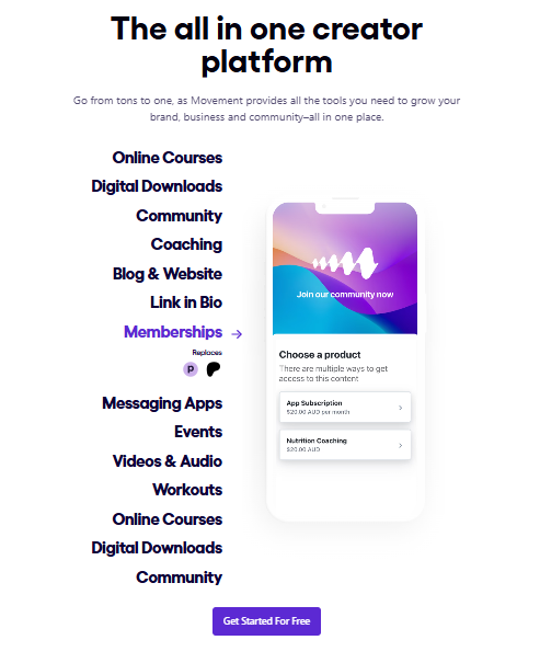 Movement: Die Plattform für Coaches und Ersteller, die mehr als nur Kurse verkaufen wollen 🚀🤝💡