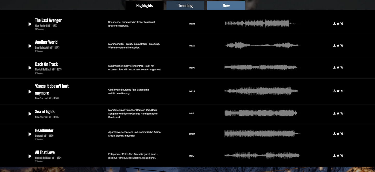 Musicfox: Professionelle, lizenzfreie Musik für Ihre Projekte