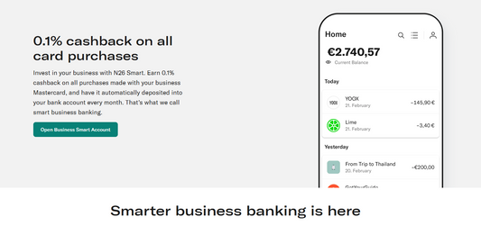 N26 Cashback on all Card
