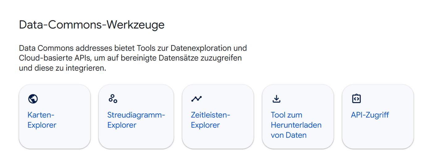 Data Commons: Erkunden Sie offene Daten aus aller Welt – Ihr globaler Wissensgraph