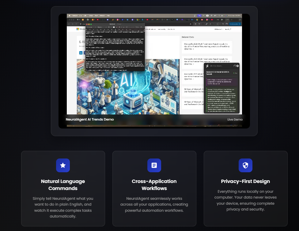 NeuralAgent – Dein AI-Desktop-Assistent, der wirklich handelt 🗺️🧠