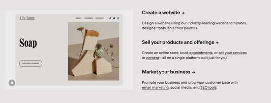 Squarespace: Erstelle deine professionelle Website & deinen Online Shop
