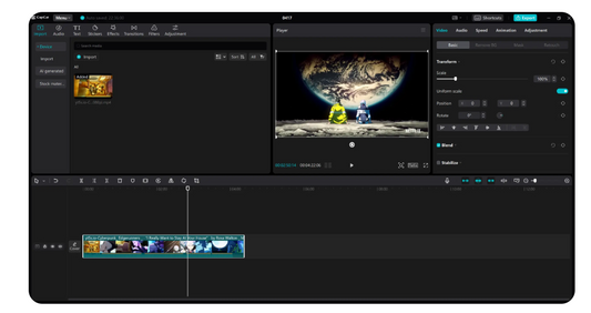 TikTok video in progress