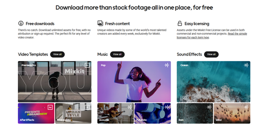 Vlogger speaking into microphone