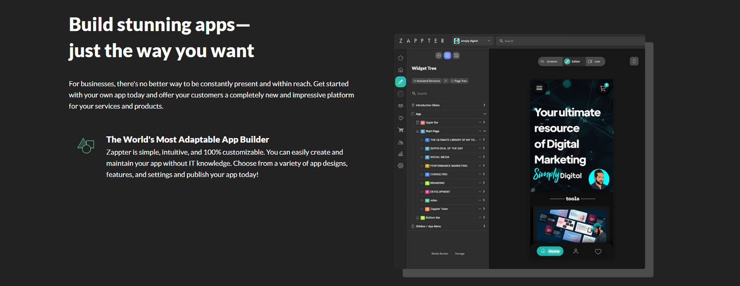 Zappter: The future of low-code β creating mobile apps easily π±π‘