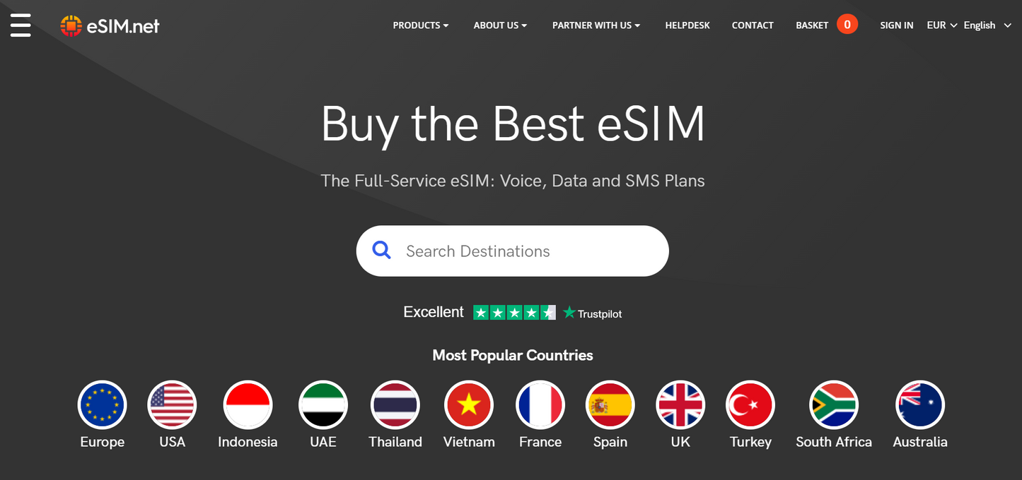 eSIM.net - Flexibel verbunden, weltweit zu Hause