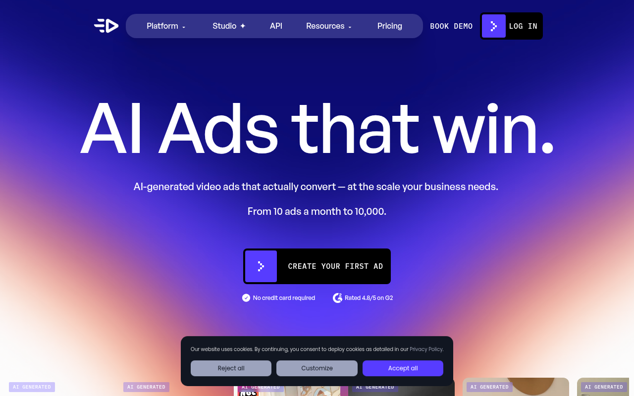 Creatify — Offizielle Website