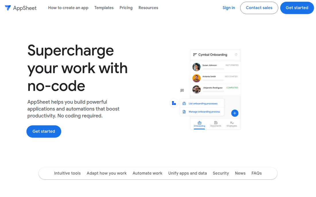 Google AppSheet — Offizielle Website
