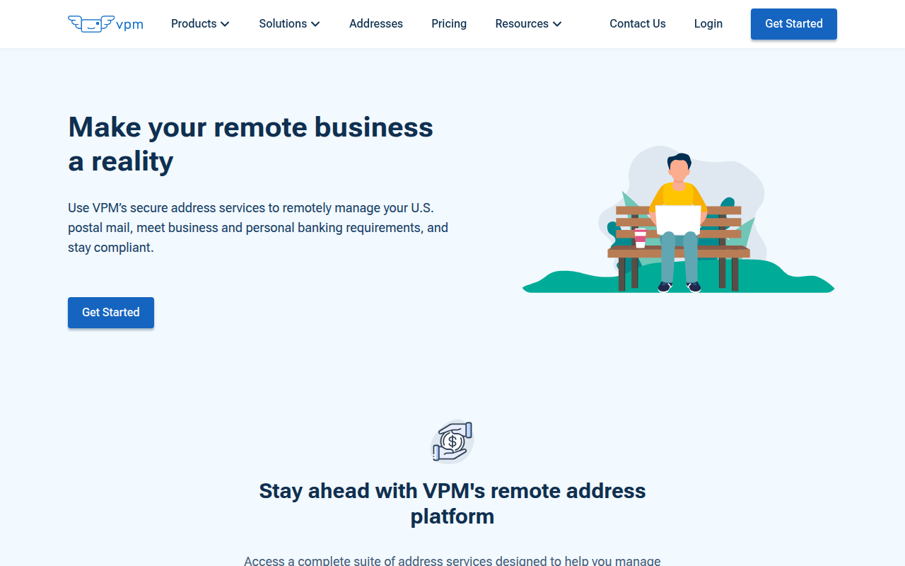 VirtualPostMail — Offizielle Website