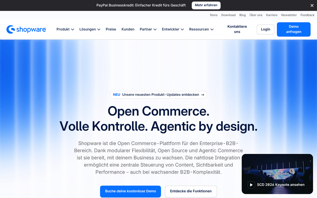 Shopware — Offizielle Website
