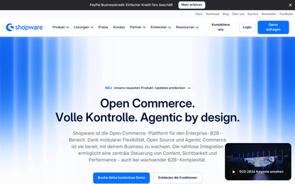 Shopware — Offizielle Website