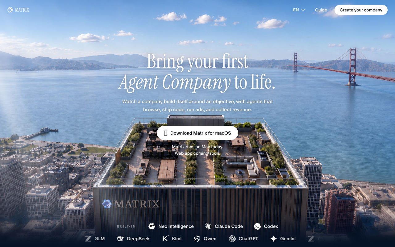 Matrix — Offizielle Website