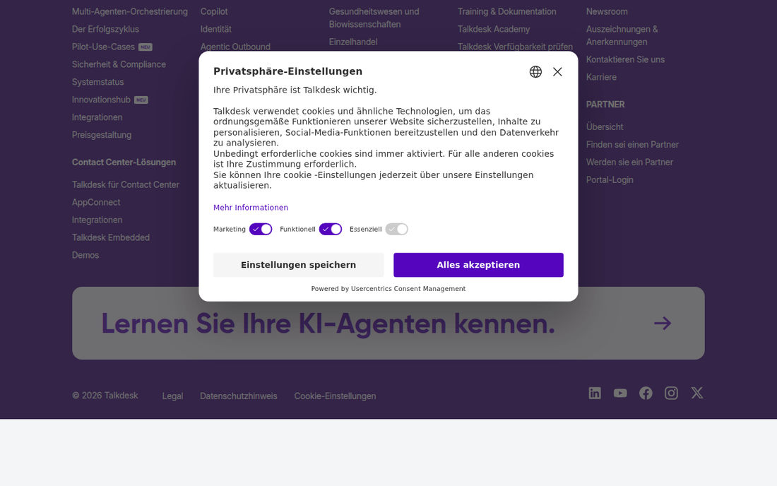 Talkdesk — Offizielle Website