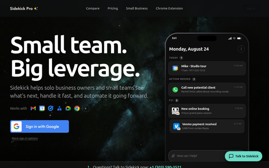 Sidekick Pro — Offizielle Website