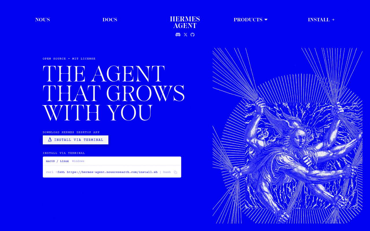 Hermes Agent — Offizielle Website