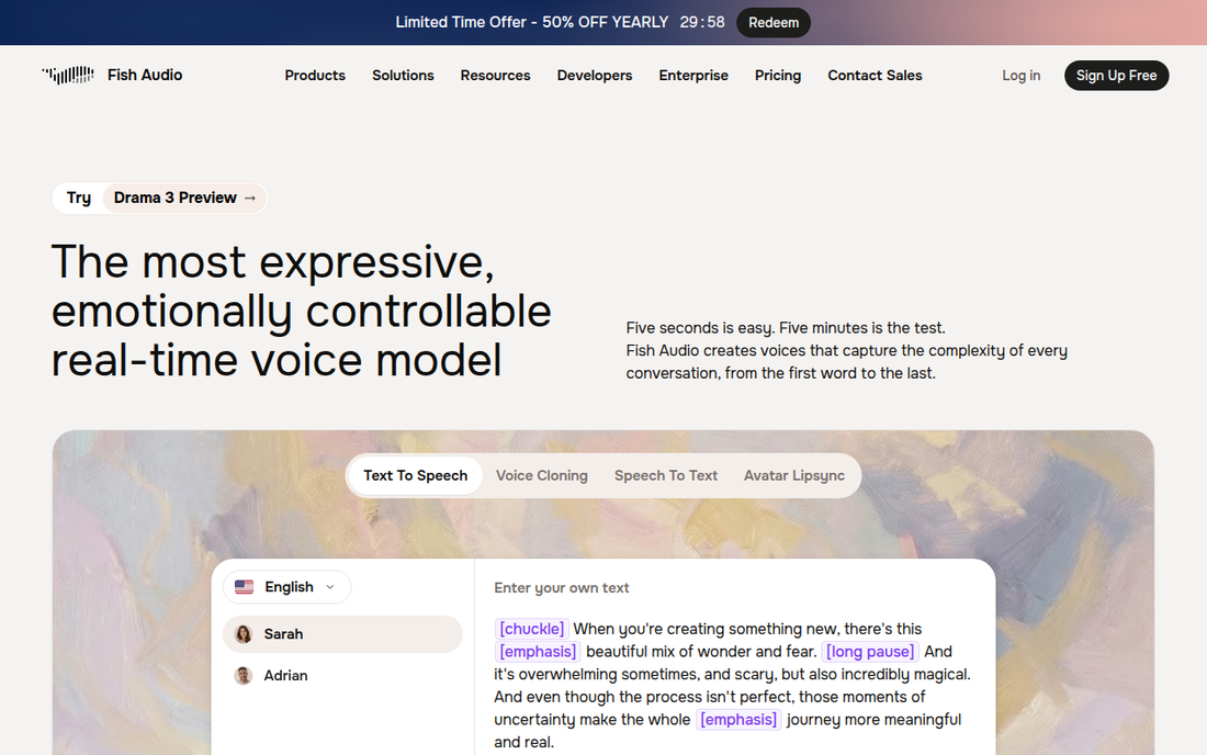 Fish Audio — Offizielle Website