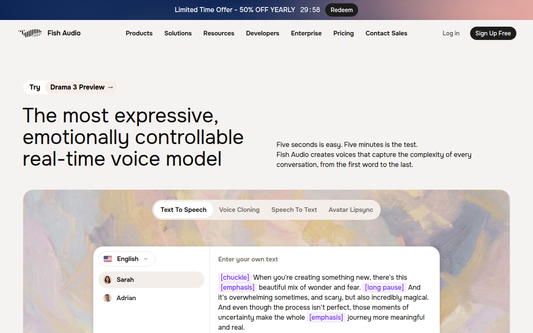 Fish Audio — Offizielle Website