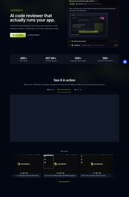 TestDriver — Produktübersicht