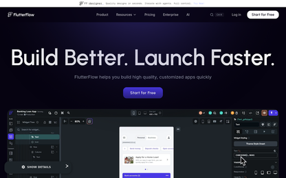 FlutterFlow — Offizielle Website