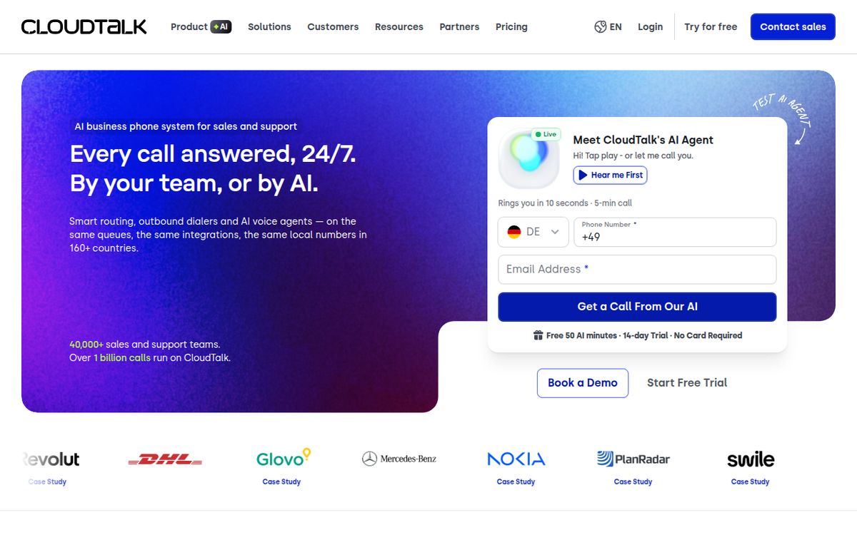 CloudTalk — Offizielle Website