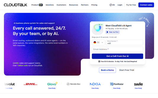 CloudTalk — Offizielle Website