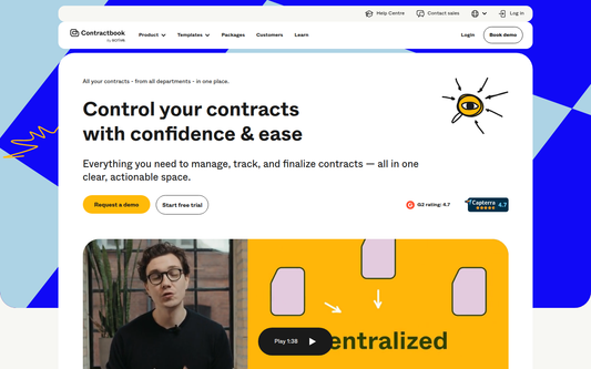 📋 Contractbook — Contractbook ist eine 2016 in Kopenhagen gegründete digitale Vertragsmanagement-Plattform