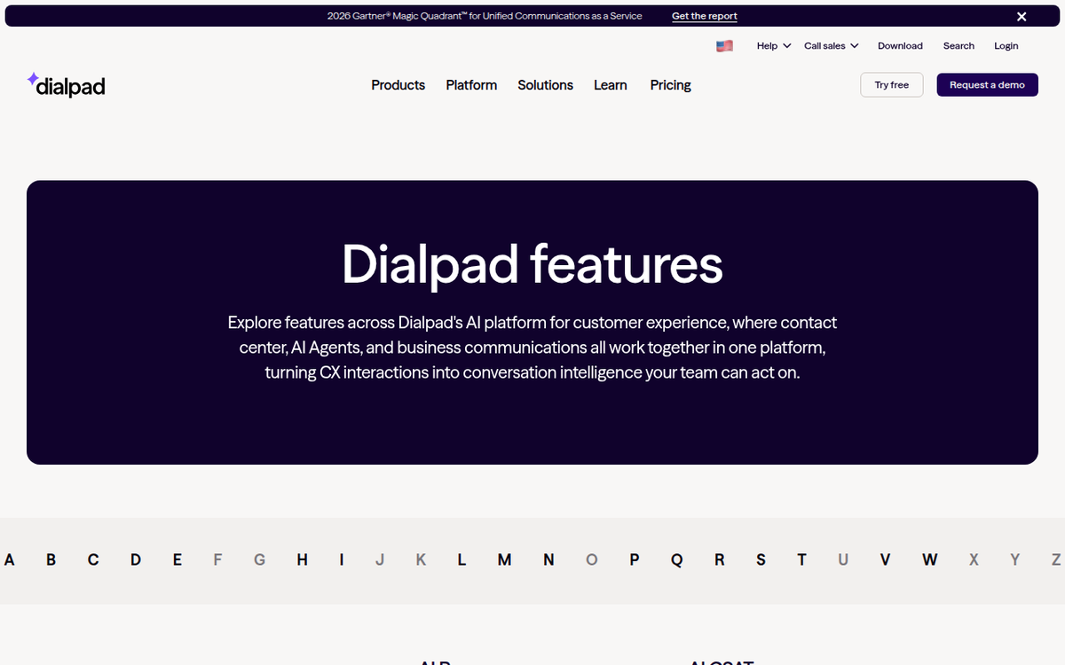 Dialpad — Mehrwert-Übersicht