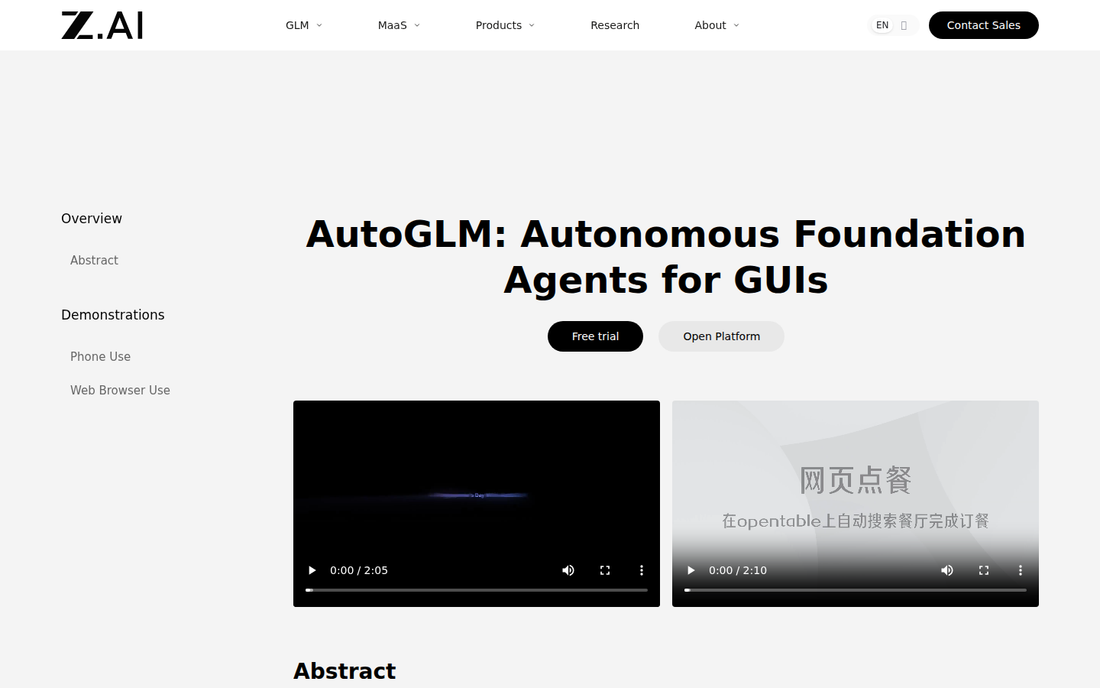 AutoGLM — Offizielle Website