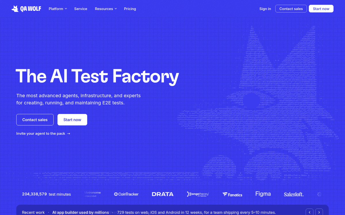 QA Wolf — Offizielle Website