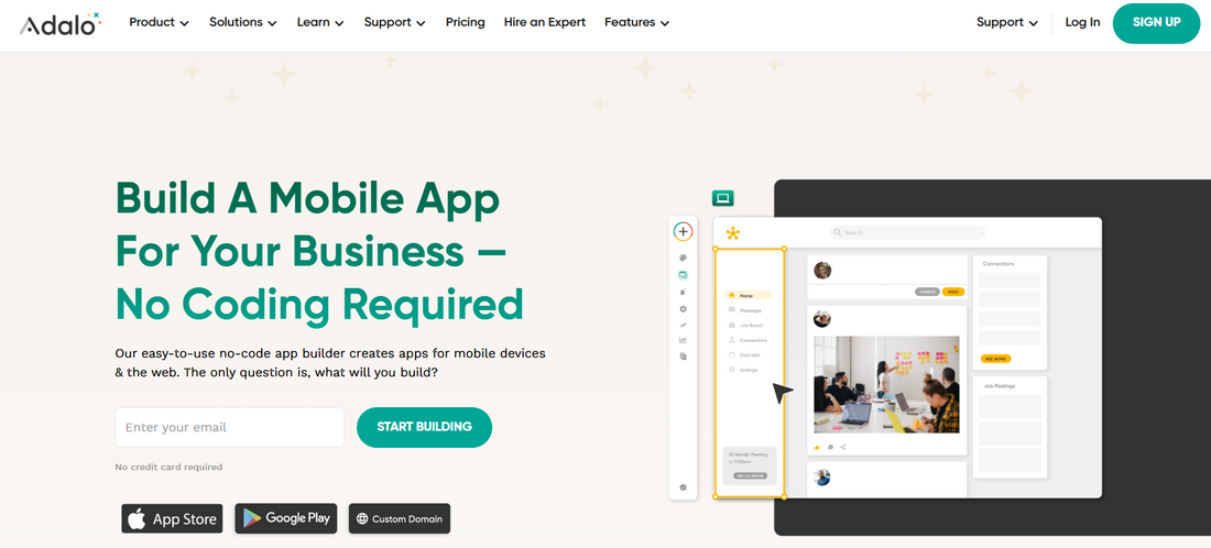 Adalo: Der #1 Beste No-Code Mobile und Web App Builder 📱🌐