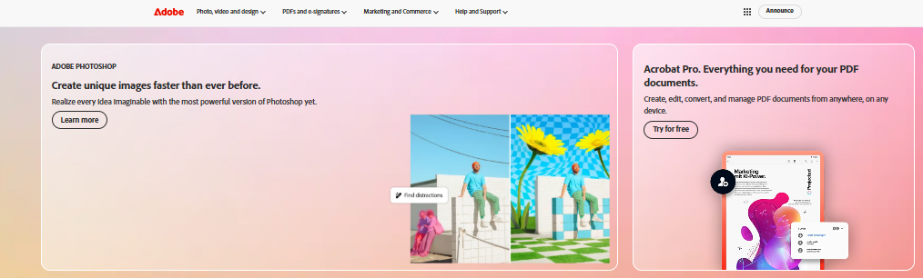 Adobe: Führende Software für Kreativität, Marketing und digitale Erlebnisse