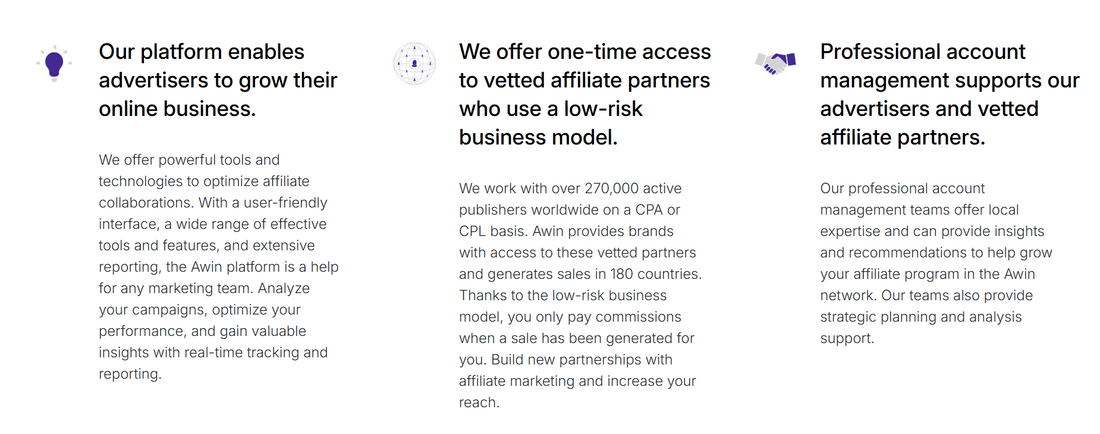 Affiliate marketing platform visual